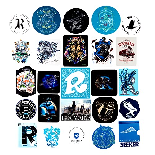 Conquest Journals Harry Potter Ravenclaw Vinyl Stickers, Unique Stickers Including Holograms, Waterproof and UV Resistant, Great for All Your Gadgets, Potterfy All The Things (60 Pack)