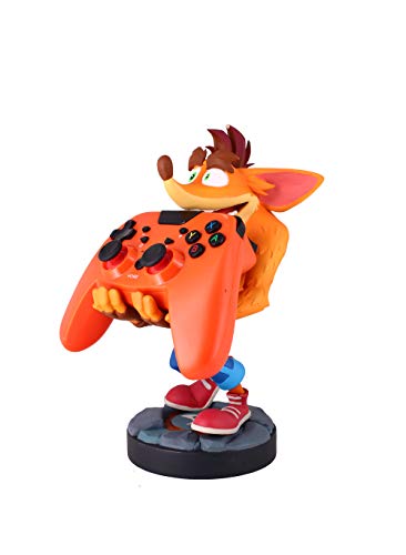 Exquisite Gaming: Crash Bandicoot 4 - Original Mobile Phone & Gaming Controller Holder, Device Stand, Cable Guys, Licensed Figure