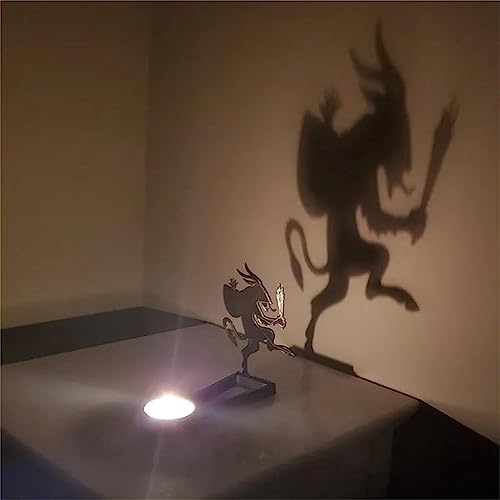 Fangyid 1 Piece Funny Shadow Candle Holders Halloween Home Decor Centerpiece Candleholder Tabletop Decorative Candle Stands B