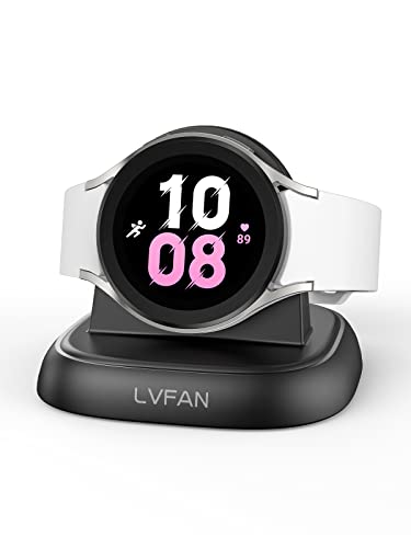 LVFAN for Samsung Galaxy Watch 7 Ultra Charger, Fast Charging Stand Smart Watch Charger Magnetic Dock, Charging Station for Samsung Galaxy Watch 7/Ultra/6/6 Classic/5 Pro/5/4/4 Classic/3, Active 2/1