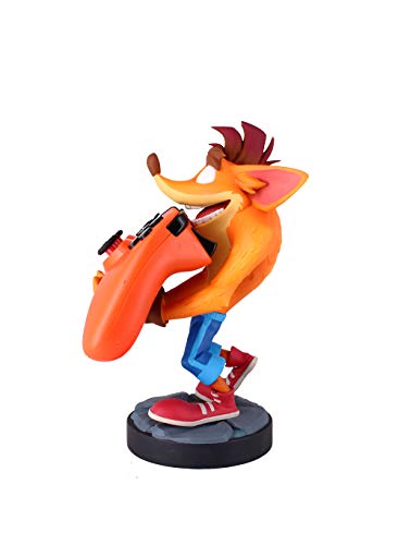 Exquisite Gaming: Crash Bandicoot 4 - Original Mobile Phone & Gaming Controller Holder, Device Stand, Cable Guys, Licensed Figure