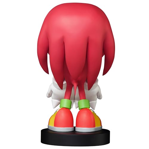 Exquisite Gaming: SEGA: Knuckles - Original Mobile Phone & Gaming Controller Holder, Device Stand, Cable Guys, Sonic The Hedgehog Licensed Figure