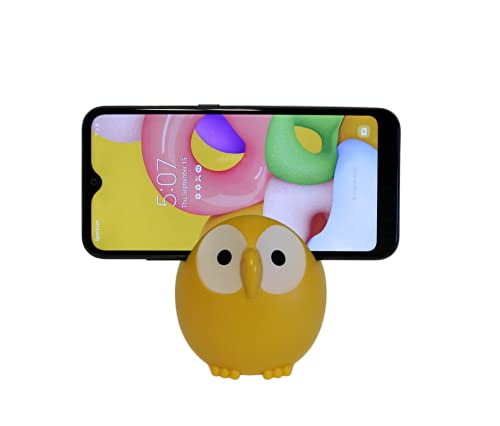 Dependable Industries inc. Essentials Owl Glasses & Sunglasses Holder Stand - Eyeglass Display Rack, Smartphone Dock, Nice Random Color Shipped