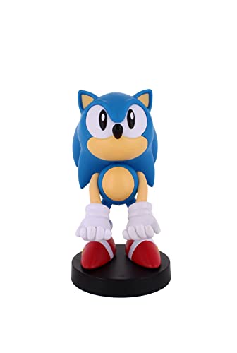 Exquisite Gaming: Sonic - Mobile Phone & Gaming Controller Holder, Sonic The Hedgehog Device Stand, Cable Guys, Sony Licensed Figure