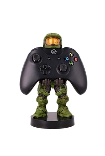 Cable Guys - Halo Figures Master Chief Infinite Gaming Accessories Holder & Phone Holder for Most Controller (Xbox, Play Station, Nintendo Switch)