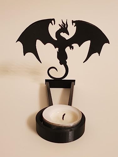 Halloween Candle Holder Table Decoration - Funny Shadow Stand (Dragon)