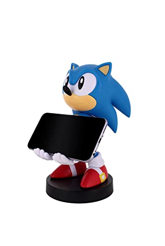 Exquisite Gaming: Sonic - Mobile Phone & Gaming Controller Holder, Sonic The Hedgehog Device Stand, Cable Guys, Sony Licensed Figure