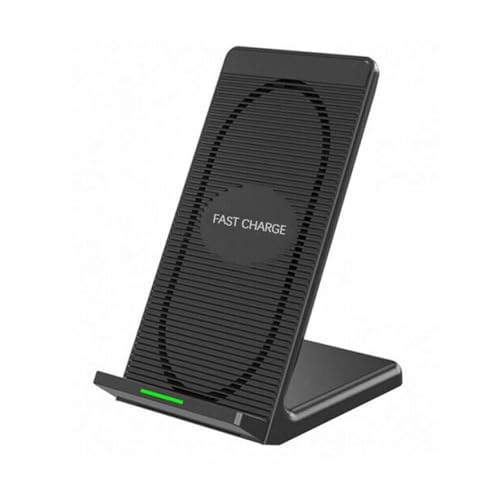 Wireless Charger 10W Fast Stand Compatible with Samsung Galaxy S22/Plus/Ultra, Detachable 2-Coils Charging Pad Slim