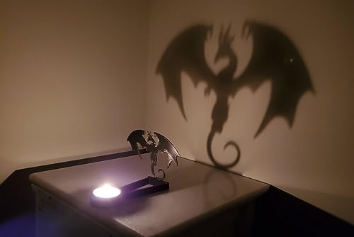 Halloween Candle Holder Table Decoration - Funny Shadow Stand (Dragon)