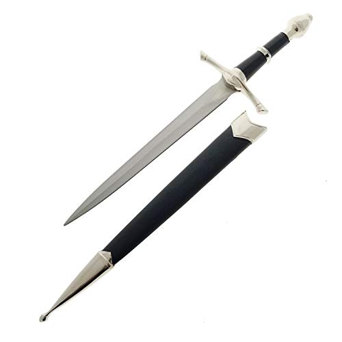 14" Ranger Medieval Dagger. Historical Short Sword with Scabbard. for Collection, Gift, Cosplay at Renaissance Fair