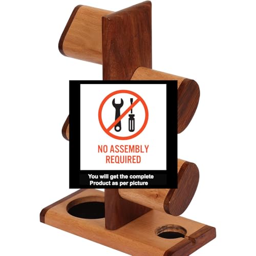 ABHANDICRAFTS - Watch Stand 5 in One Multiple Watch Display Tower for men, Charging Station Jewelry Organizer for Rings, Coins, Gifts for MOM, DAD, Grandparents, assembly NOT required.