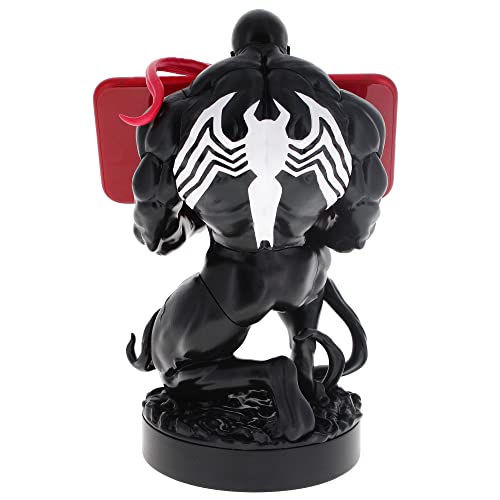 Exquisite Gaming: Marvel: Venom - Original Mobile Phone & Gaming Controller Holder, Device Stand, Cable Guys, Licensed Figure