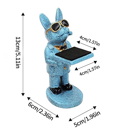 Baojulong Cute Watch Display Stand Holder Cool Resin Dog Figurines Jewelry Bracelet Ring Watch Stand Office Home Decor Gifts for Men Women Teens Boys and Girls Son Husband Dad