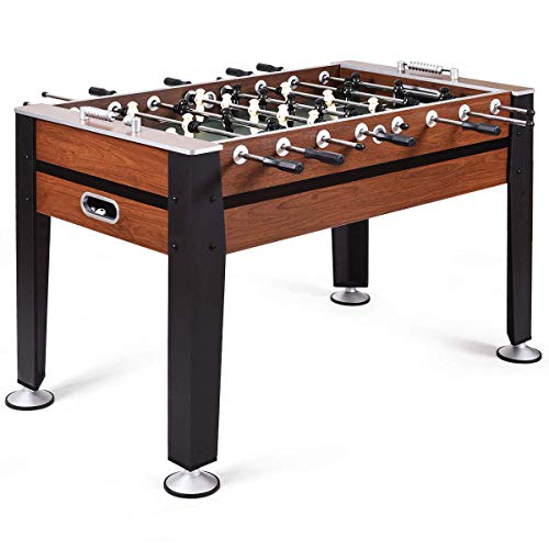 Goplus 54" Foosball Table, Soccer Game Table Competition Sized Football Arcade for Adults, Kids, Indoor Game Room Sport