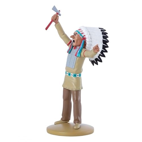 Tintin, The Great American Indian Chief 13 cm Figure Collection (42249)