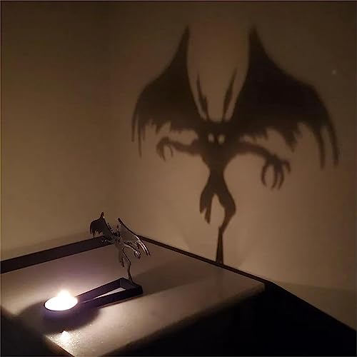 Fangyid 1 Piece Funny Shadow Candle Holders Halloween Home Decor Centerpiece Candleholder Tabletop Decorative Candle Stands B