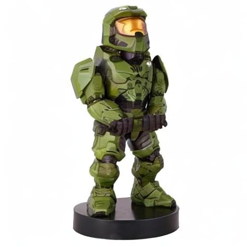 Cable Guys - Halo Figures Master Chief Infinite Gaming Accessories Holder & Phone Holder for Most Controller (Xbox, Play Station, Nintendo Switch)