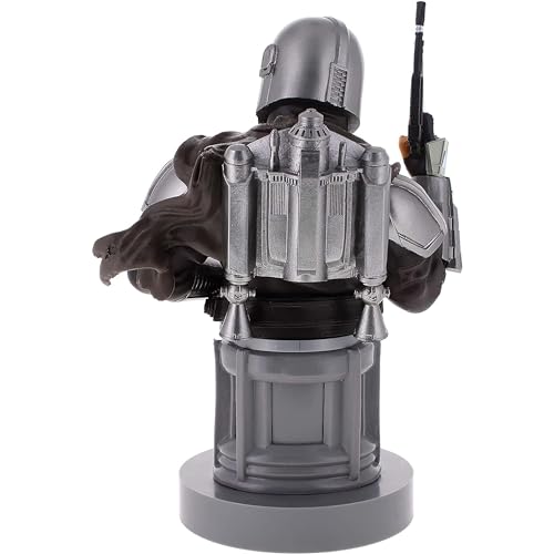 Exquisite Gaming: Star Wars: The Mandalarian - Original Mobile Phone & Gaming Controller Holder, Device Stand, Cable Guys, Licensed Figure