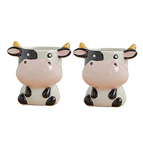 Gaolinci Mini Cute Ceramic Animal Flower Pot Succulent Plant Pot