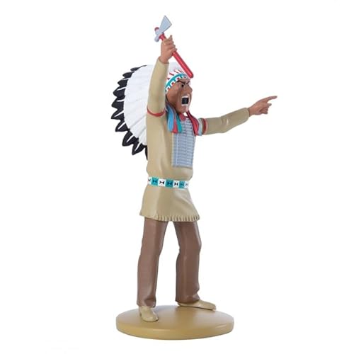 Tintin, The Great American Indian Chief 13 cm Figure Collection (42249)