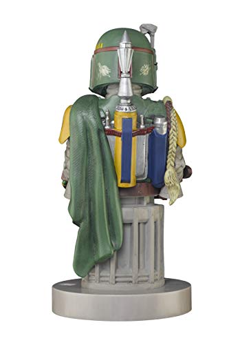 Exquisite Gaming: Star Wars: Boba Fett - Star Wars Original Mobile Phone & Gaming Controller Holder, Device Stand, Cable Guys, Licensed Figure