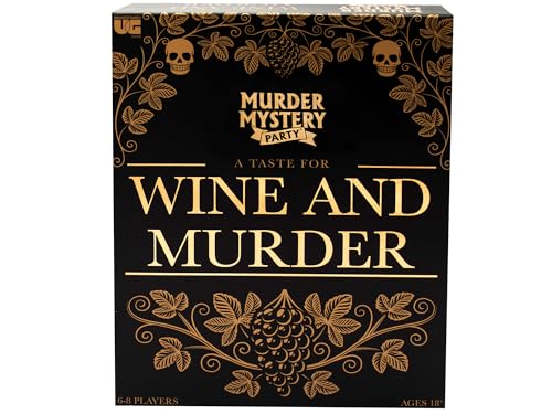 Murder Mystery Party, A Taste for Wine & Murder, Murder Mystery Party Game to Host Your Own Murder Mystery Night