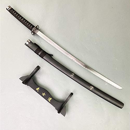 PS 40" Last Samurai Japanese Sword Katana Engraved Honor On Scabbard. for Collection. Gift, Outdoor Sword Swing Pratice Use (Honor)