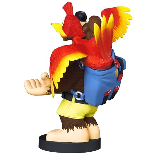 Exquisite Gaming: Rare: Banjo-Kazooie - Original Mobile Phone & Gaming Controller Holder, Device Stand, Cable Guys, Licensed Figure Small