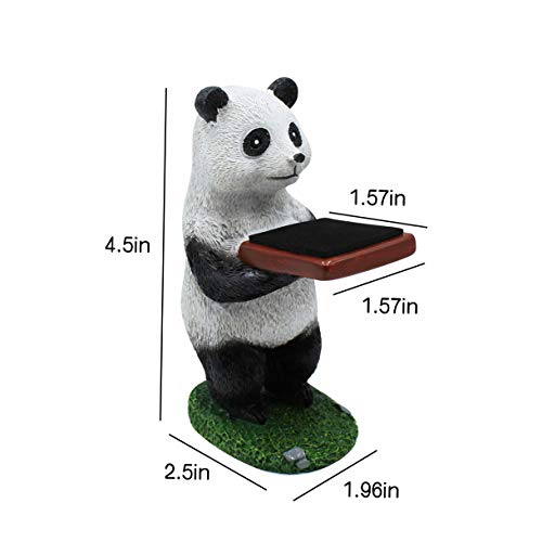 JUMISEE Cute Panda Watch Stand Creative Watch Storage Jewelry Display Table Ring Eyeglass Holder for Office Home Decoration