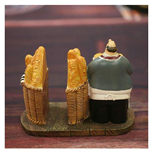 QQYDZSW Sculpture Statue Figurines for Home Bedroom Living Room Outdoor Decorative Home Decor Resin Big Chef Housekeeper Figurines Ornaments