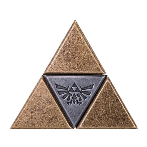 BePuzzled, Legend of Zelda Triforce Hanayama Cast Brain Teaser Mensa Rated Level 5, for Ages 12 and Up