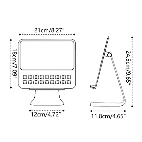 MHADBKH Adjustable Laptop Stand Cooling Holder Notebook Aluminum Foldable Cooler for Tablets 4.7-13in