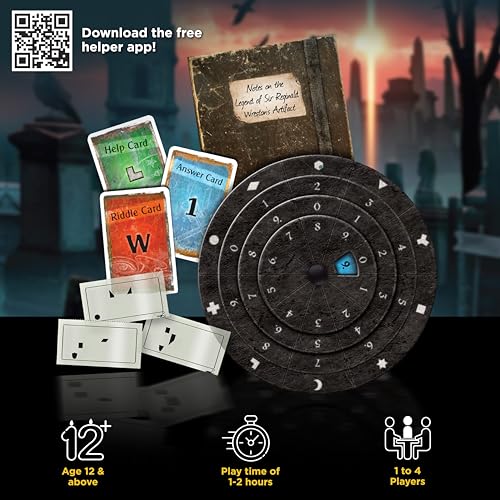 Thames & Kosmos EXIT: The Cemetery of The Knight| Escape Room Game in a Box| EXIT: The Game – A Kosmos Game | Family – Friendly, Card-Based at-Home Escape Room Experience for 1 to 4 Players, Ages 12+