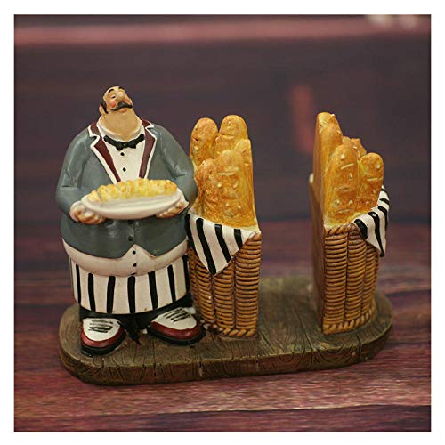 QQYDZSW Sculpture Statue Figurines for Home Bedroom Living Room Outdoor Decorative Home Decor Resin Big Chef Housekeeper Figurines Ornaments