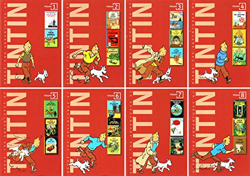 A Library of The Adventures of Tintin Complete Collection Hardcover