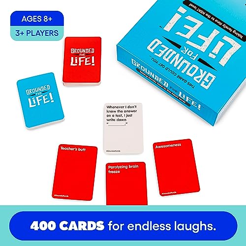 WHAT DO YOU MEME? Grounded for Life - The Ultimate Family Night Game - Family Card Games for Kids and Adults Family