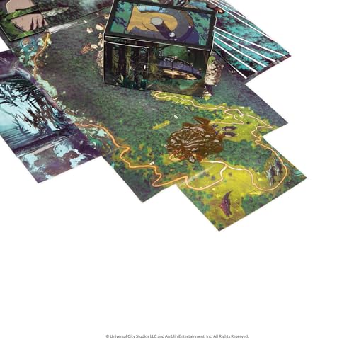 AdventureX Jurassic World Dinosaur-Themed Escape Room Single Use Board Game, Box is Part of The Game, for Kids Ages 8 and Up