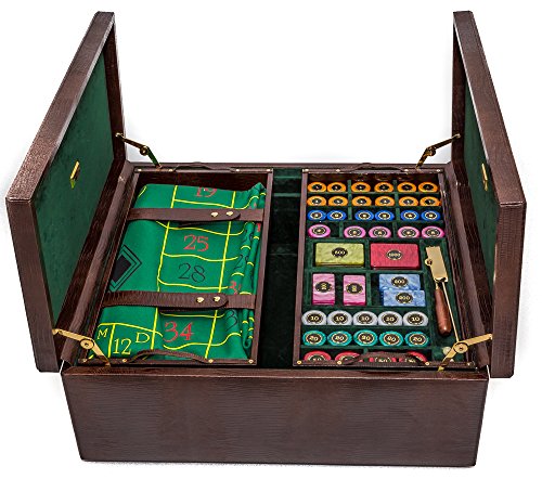 Bello Games Collezioni - Piazza San Lorenzo, Luxury Roulette Set Plated in 24K Gold from Italy.