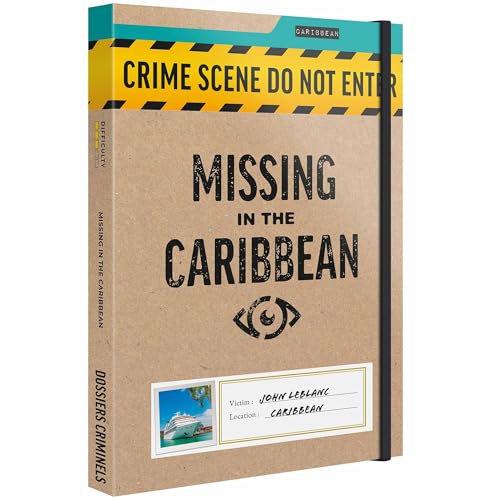 PROFILER - Missing in the Caribbean: John LeBlanc Reported Missing – Murder Mystery Games for Adults – Individuals, Date Night, Family Night - Escape Room Board Game - Find Clues and Solve the Mystery