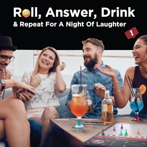 Never Have I Ever Drinking Edition Board Game for Adults | Fun Game Night Party Drinking Games for Adults | for 2+ Players | Ages 17+