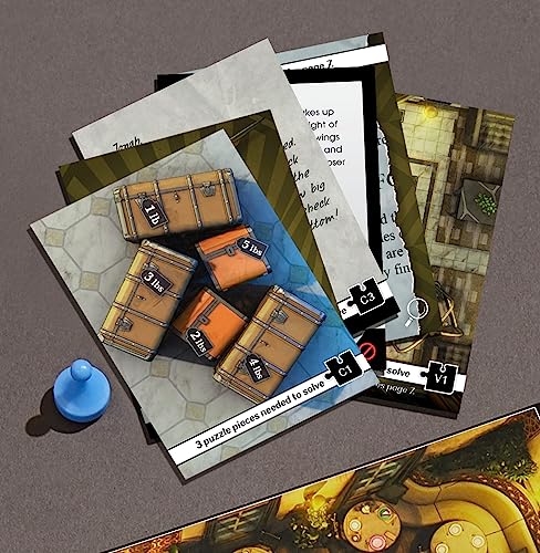 Clue Escape: The Midnight Hotel Board Game, Clue Escape Room Game, 1-Time Solve Mystery Games, Family Games for Ages 10+, 1-6 Players, 90 Mins. Avg.