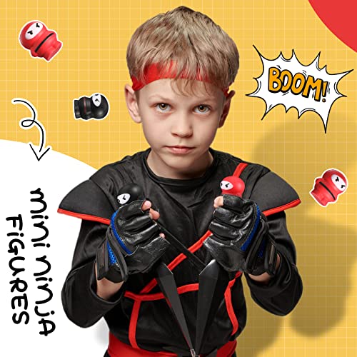 Jerify 12 Pieces Ninja Stress Balls Warriors Fighters Figures Ninja Party Favors Stress Toys Ninja Stress Toys Soft Funny Ninja Slow Rising Toys for Ninja Themed Birthday Party Favors Supplies