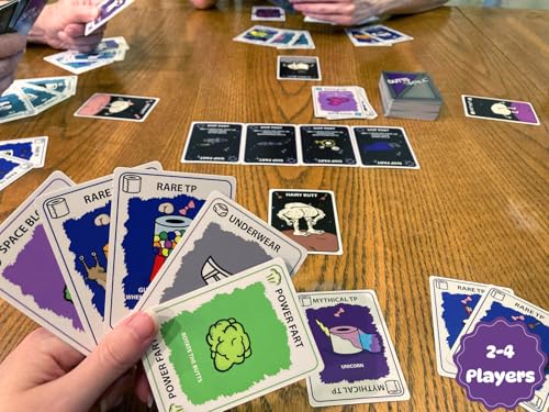 Butts in Space: The Card Game - Fun Gift for Families, Kids Ages 8-12, Teens, Grandmas, Grandpas, and Old Maids