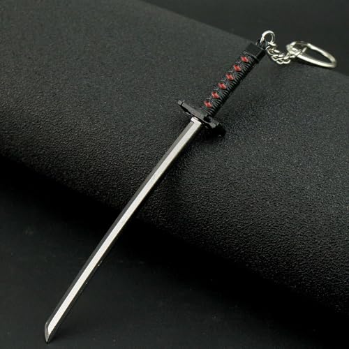 KANGSHUN Roronoa Zoro Sword Keychains - Quality Metal Zanpakutou Keychains Anime Gifts For Men Teens (Set C)