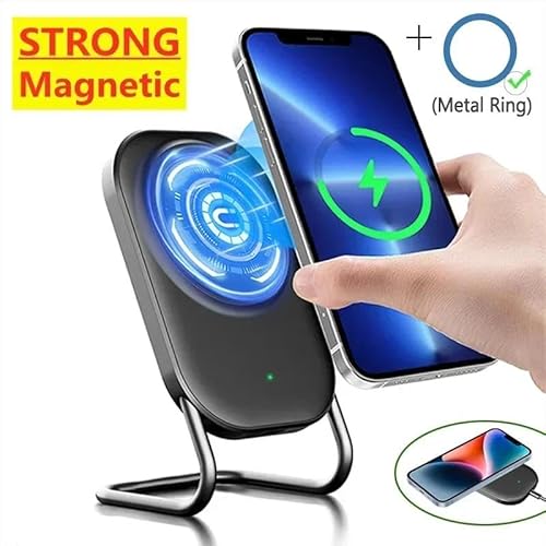 Magnetic Wireless Charging Station Fast Charging Pad for iPhone 16/15/14/13/12/Pro/Pro Max Series Airpods Magnetic Fast Charging Stand