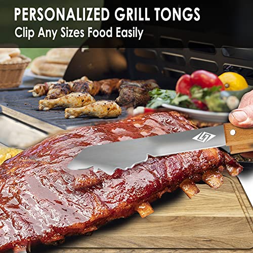 STEVEN-BULL S BBQ Tools Grill Set, Extra Long BBQ Accessories,Grill Accessories for Outdoor Grill,Best BBQ Grilling Gifts for Men Unique