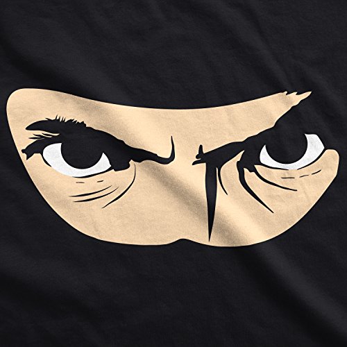 Crazy Dog Mens Ask Me About My Ninja Disguise T Shirt Funny Flip Costume Humor Tee Novelty Shirts for Men with Gag for Guys Black M