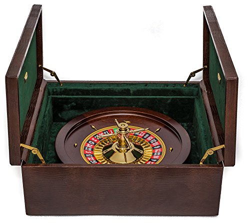 Bello Games Collezioni - Piazza San Lorenzo, Luxury Roulette Set Plated in 24K Gold from Italy.