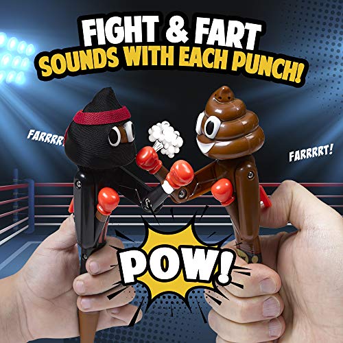 Kamhi World Poop Farting Pen with Punching Arms - Great Stocking Stuffers for Kids - Silly Gifts & Awesome Funny Gifts for Teens - Fun Boxer Gifts for Boys & Girls - Poop Pen That Farts (Ninja)