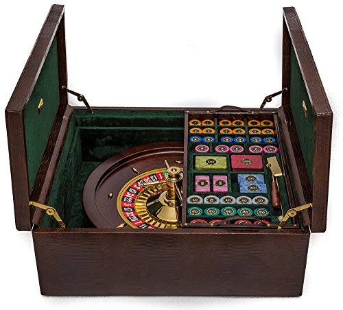 Bello Games Collezioni - Piazza San Lorenzo, Luxury Roulette Set Plated in 24K Gold from Italy.